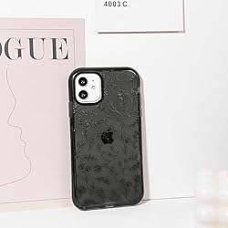 NITITOP Compatible for iPhone Case Cute Flower
