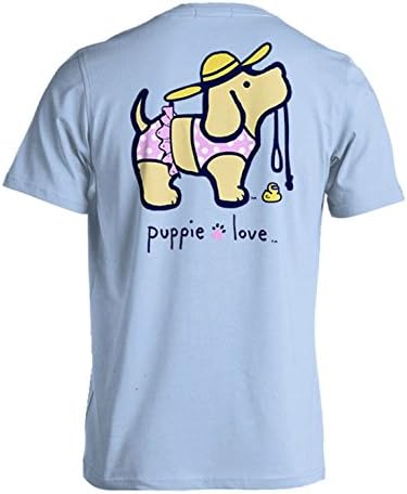 Puppie Love Bikini Pup Help Rescue Dogs T-shirt-small