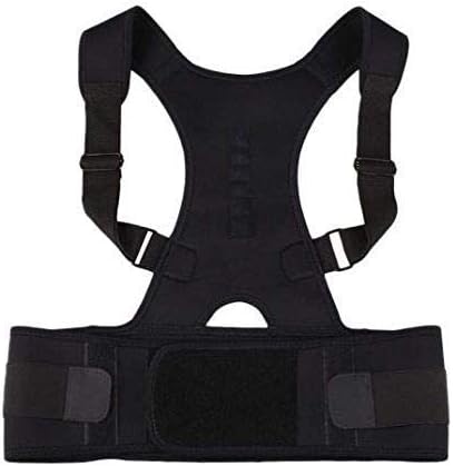 Madhav Store™ Real Doctor Shoulder Back Support Posture Corrector Belt for Men and Women (Black)