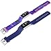 SKYLET for Fitbit Charge 2 Bands, Silicone Replacement Accessories Straps for Fitbit Charge 2 Universe Bracelet(No Tracker)[2PC: Universe+Blue, Small]