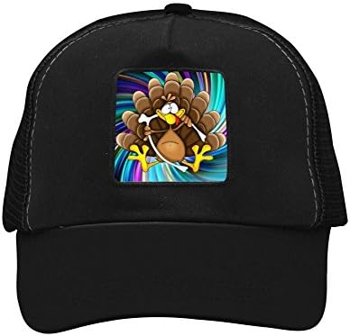 Unisex Happy Turkey Day Trucker Hat Adjustable Mesh Cap