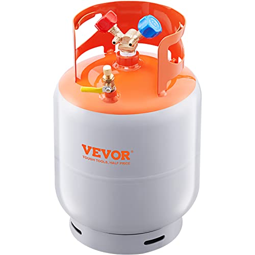 VEVOR Refrigerant Recovery Tank 30 Lb. Capacity Recovery Tank With 2