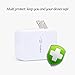 iphone charger, I-Bollon 24Watt 4.8A 4 port AC/DC travel charger adapter with foldable plug for iPhone 5/5C/5S/6S/6S PLUS/7/7 plus,IPad Air, Samsung, HTC and more