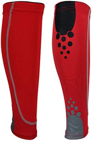 beiguoxia 1 Pc Unisex Sport Compression Leg Sleeve Runner Training Anti-Slip Calf Leg Brace Support Sleeve