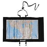 Aqua Quest Trail Map Case - 100% Waterproof Document Dry Bag Holder with Clear Window & Lanyard