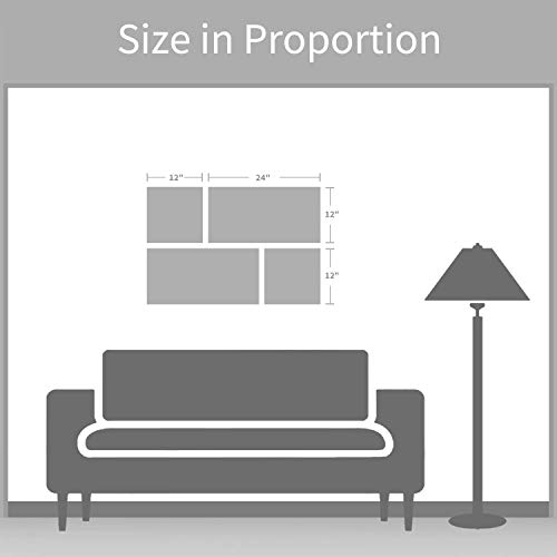 Beach Wall Art Seascape Print: Starfish & Chair on Seaside Giclee Artwork Painting on Canvas for Wall Decor(Overall 36"W x 24"H)