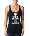 Orange Arrow Women's Life is Better When Dance Burnout Tank (Medium, Black)