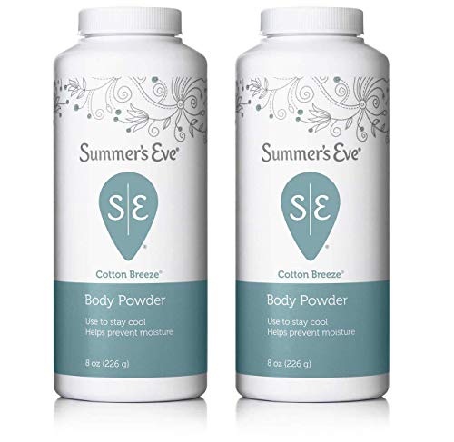 Summer's Eve Feminine Powder, Cotton Breeze, 8-Ounces, 2-Pack