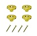Timiy 4pcs Round String Tree Guide Retainer for Eletric Bass Guitar (Gold)