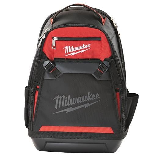 Milwaukee 48228200 35 Pocket Jobsite Backpack - Red/Black