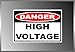Sticker Frenzy | High Voltage Danger Sign Warning Label Vinyl Decal Bumper Sticker 4"x6" primary