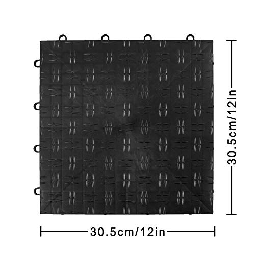 VEVOR Garage Floor Tiles Interlocking 12"x12" Garage Floor Covering