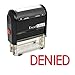 ExcelMark Self-Inking Rubber Stamp - Denied - Red Ink