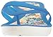 crocs Women's Isabella Print Wedge Flip Flop, Blue Jean/Floral, 9 M US
