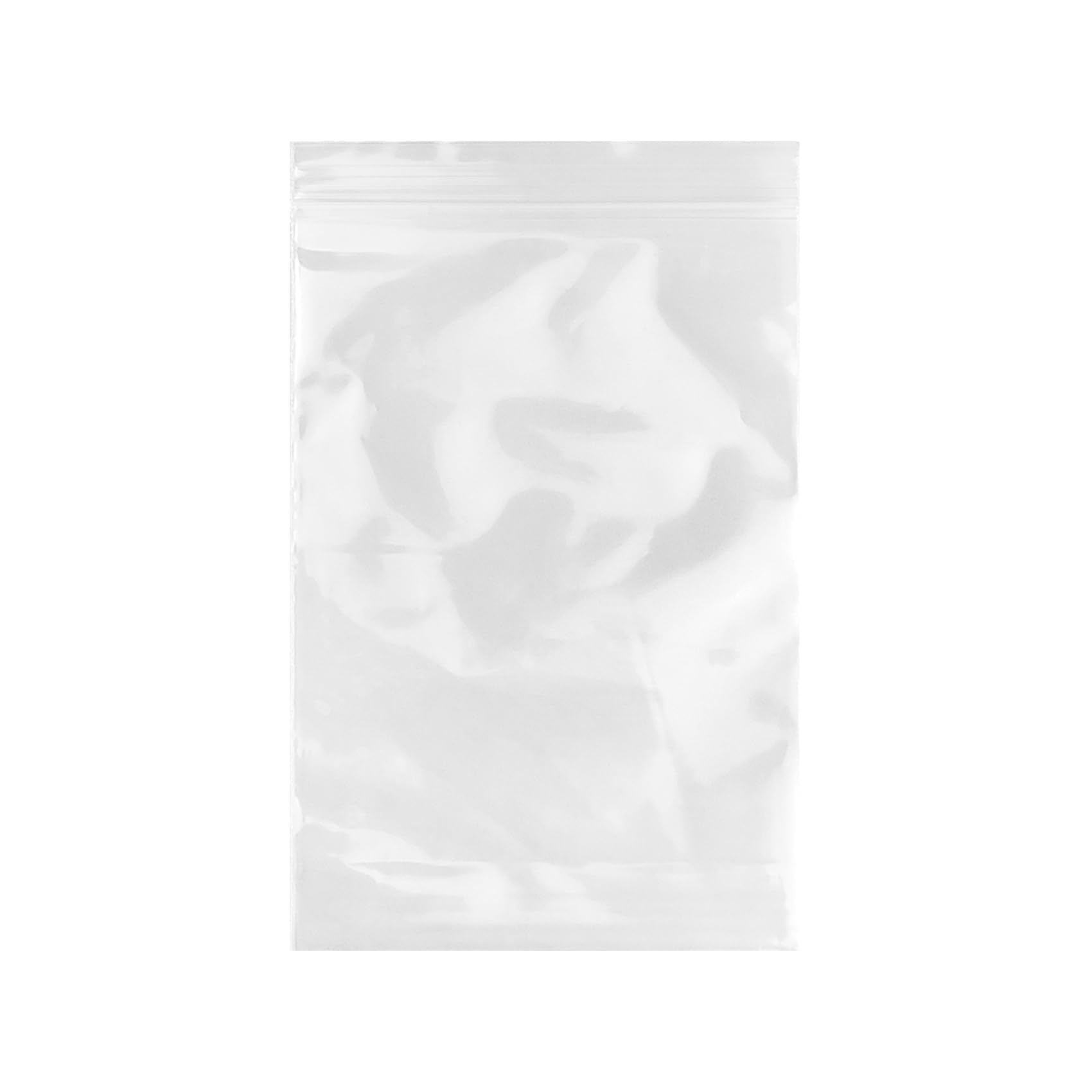 Photo 1 of 100 Pcs Small Plastic Bags 4 x 6 Inch 4 Mils Clear Small Zip Bag Resealable Zip Bag for Candy Cookies Cards Jewelry