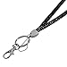 December Diamonds Black Rhinestone Employer Identification Lanyard for ID Display.Perfect Nurse Appreciation,Teacher,or Graduation Gift. Display your Employer ID with Pride!!!