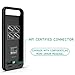 Nekteck iPhone 8 Plus / 7 Plus Battery Case, 4000mAh Compatible with iPhone 7 Plus / 8 Plus Battery Case External Charger Charging Case Backup Cover Juice Bank - Black