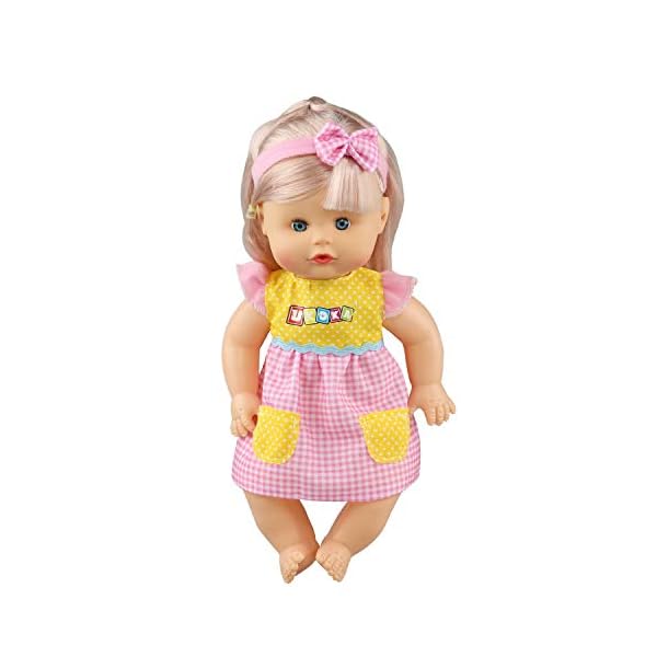 JING-SHOW-BUSSINESS-Pack-of-6-Fit-12-Inch-Alive-Baby-Doll-Gown-Dress-Clothes-Fashionista-Outfits-Include-Hair-Band-Girls-American-Doll JING-SHOW-BUSSINESS-Pack-of-6-Fit-12-Inch-Alive-Baby-Doll-Gown-Dress-Clothes-Fashionista-Outfits-Include-Hair-Band-Girls-American-Doll