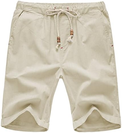 Our Precious Men's Linen and Cotton Casual Classic Fit Short