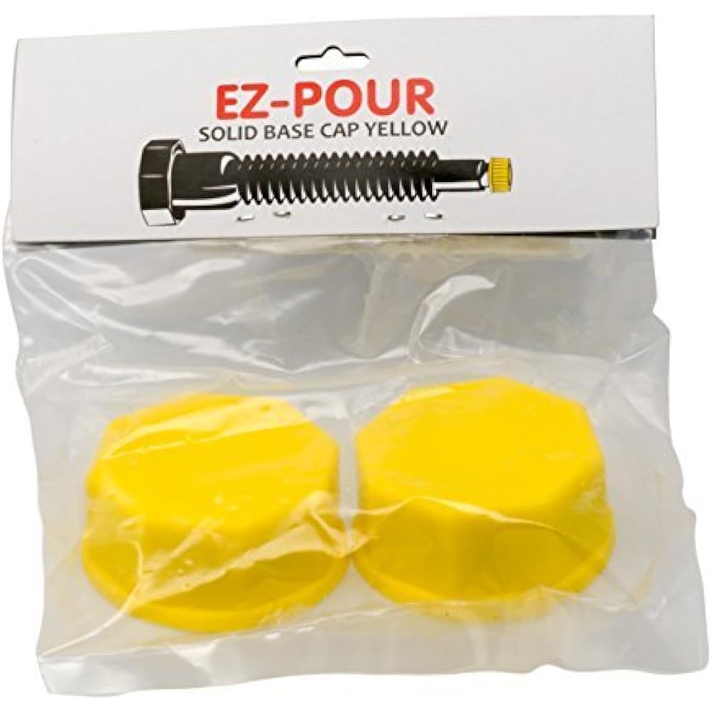 EZPour Gas Can Cap Solid Base Replacement Tank (Coarse Thread