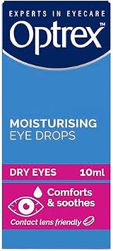 Optrex Moisturising Eye Drops 10ml Contact Lens Safe Soothes Irritation view 9