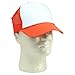 DALIX Two Tone Trucker Cap in Orange and White Hat