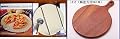 freeshipping 12inch Outdoor household roast pizza tools oven bbq accessories pizza plank stone plate baking sheet +wood plate