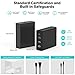 USB C Charger Charging Station Compatible with MacBook Pro 13 inch, New Air 13 inch 2020/2019/2018, Pro 12.9/11, 75W Multi Port Wall Charger with 45W USB C Port,18W QC 3.0, 12W USB Port