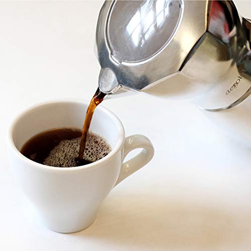 aerolatte Espressokocher für 6 Tassen, Aluminium, Silber – Bild 7