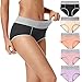 POKARLA Womens Cotton Underwear High Waist Full Coverage Briefs Soft Breathable Postpartum Panties Stretch Underpants Regular & Plus Size