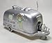 Silver RV Camper Trailer Camping Christmas Ornament