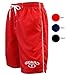 Adoretex Men's Guard Board Shorts Swim Trunks with Mesh Liner, Designed for Guard Uniform Swimwear (MG001) - Red - Medium