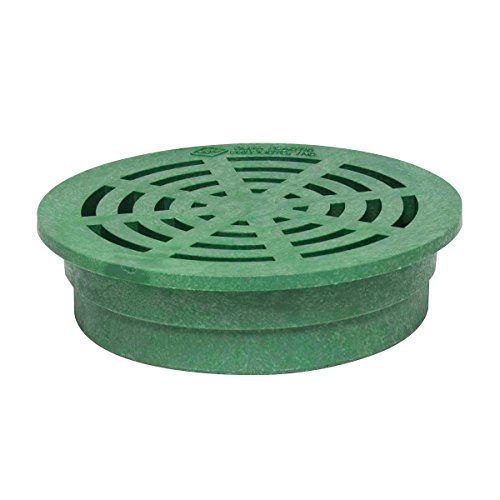 Storm Drain FSD-030-R Round 3-in. Drain Grate - Green