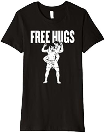 Womens Free Hugs Jiu Jitsu Shirt Large Black