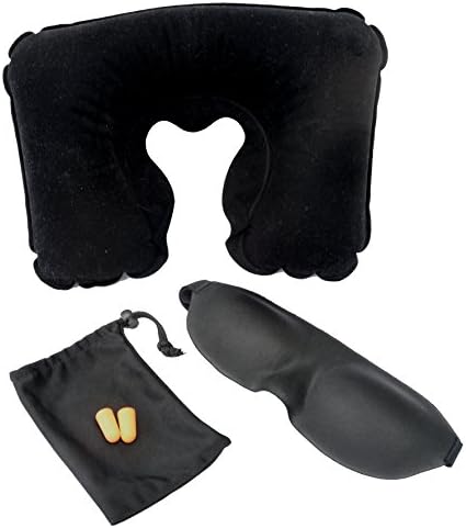 Susama Pure Silk Sleep Mask - Includes Free Ear Plugs, Free Travel Pillow and Free Carry Bag! Contoured, Comfortable and Soft Eye Mask for Sleeping. Perfect for Home, Travel and Meditation.