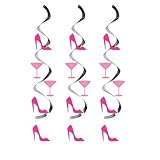 Dizzy Danglers Hanging Party Décor, Martini Glass and High Heels