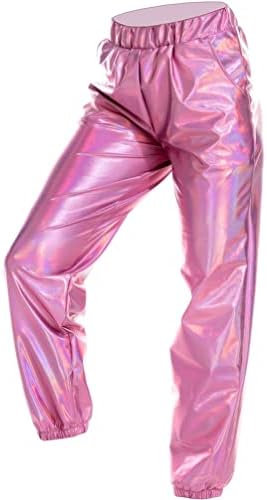 SOIMISS Hip Hop 80s Themed Outfits for Women Neon Pants Rave Pants