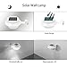 Miyole 6 Pack Solar Powered Gutter Lights Waterproof Outdoor Dusk to Dawn 3 LED Deck Fence Wall Stair Step and Yard Cool White LED Eaves Garden Landscape Pathway