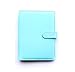 Passion leather notebook Original office personal diary/week planner/agenda organizer Cute ring stationery binder A6 blue