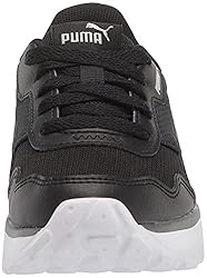 Puma R78 Sneaker, Black Black Silver, 12 US Unisex