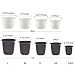 T4U 4.25 Inch Plastic Round succulent Plant Pot/Cactus Plant Pot Flower Pot/Container/Planter Package 1 Pack of 10