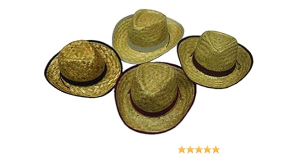 kids straw cowboy hats bulk