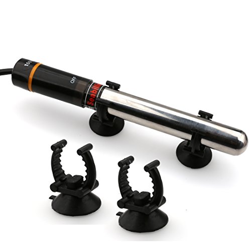 A-SZCXTOP 100 W Aquarium Heater with Suction Cup, Intelligent LED Stainless Steel Submersible Heater, Adjustable Temperature Fish Tank Water Heater, Up to 20 Gallon Aquarium (100W-Up to 20 Gallon) - Thumbnail 4