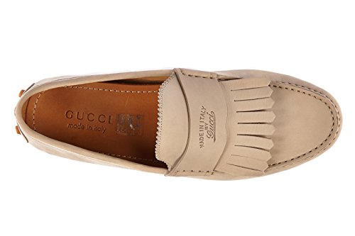 Gucci Leather Loafers Moccasins Eugene Rocky beige Men main image 2
