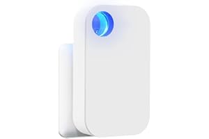 KLVEU Air Ionizer Purifier for Home Plug in,Negative Ion Plug in Ionizer for Home Portable and Quiet Air Ionizer for Bedroom Toilet Office Kitchen and Pets (1PCS)