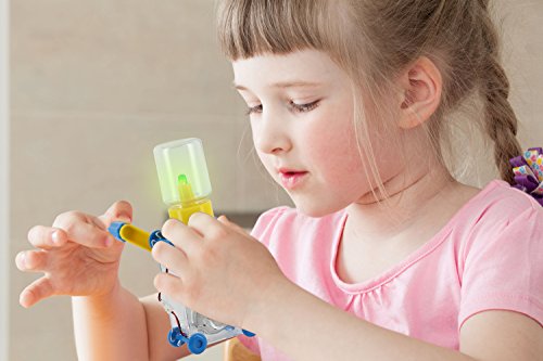 Tenergy Odev Educational STEM Building Toy Hand Cranked Power Generator Light Bulb - Dynamo