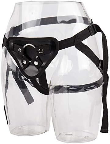 WGYUS Soft C-rystal Jelly R-ealistic Suction Cup Strap On P-Enis Pegging Strapon Harness Anal Adult Sex Toys for Woman,Harness B