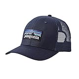 Patagonia P-6 Logo Trucker Hat, NVNV-NavyBlue, OS