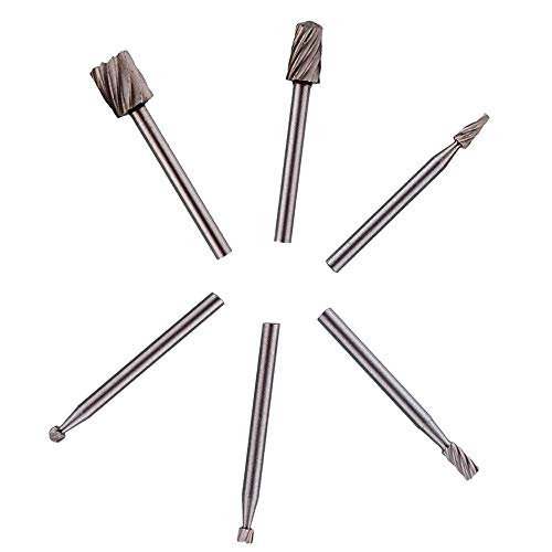 image for FIged Home Improvement Tools 6 Pcs HSS Routing Router Grinding Wood Mi