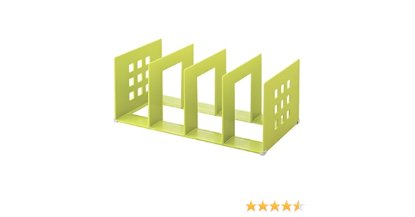 Amazon Com Lihit Lab Inc Partition Rack Lt 390mm Width Gt Yellow Green 322 1 Office Products